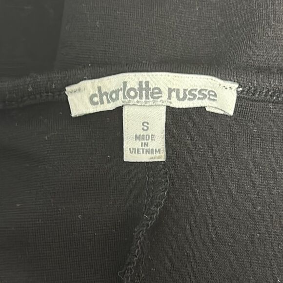 Luxe Comfort Mesh High Neck Cross Back Mini Black Dress Sz Small - Picture 9 of 12